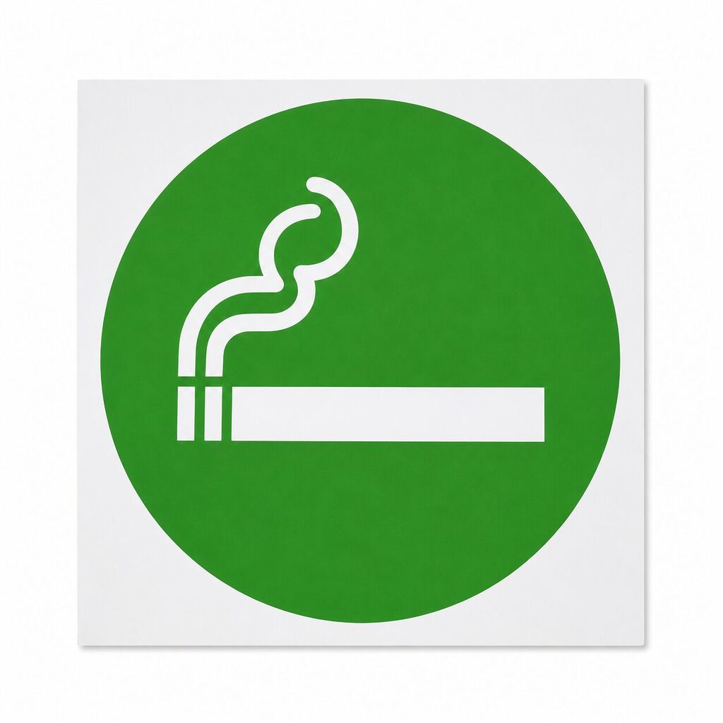 Smoking Sign 270Mm