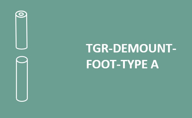 tgr demount foot type a m
